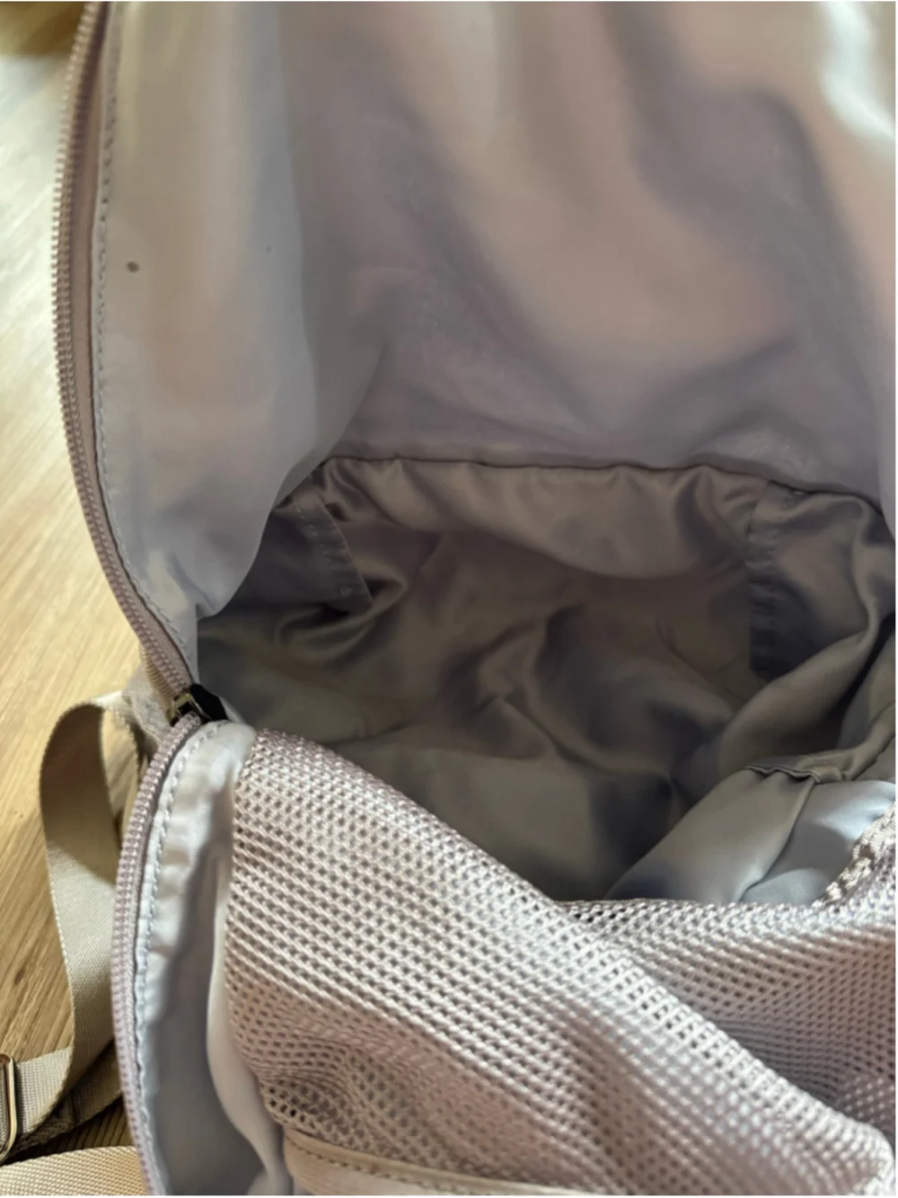 Ivivva by Lululemon bring it Mini Backpack heather gray/lilac sparkle